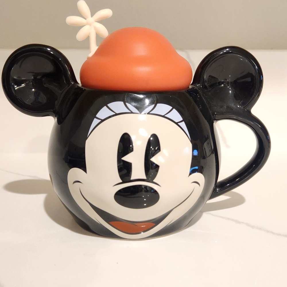 Disney Black and Orange Mickey Mouse Mug